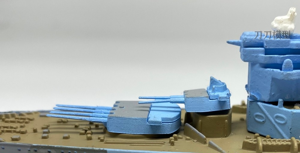 1:1000 King George V-class battleship model