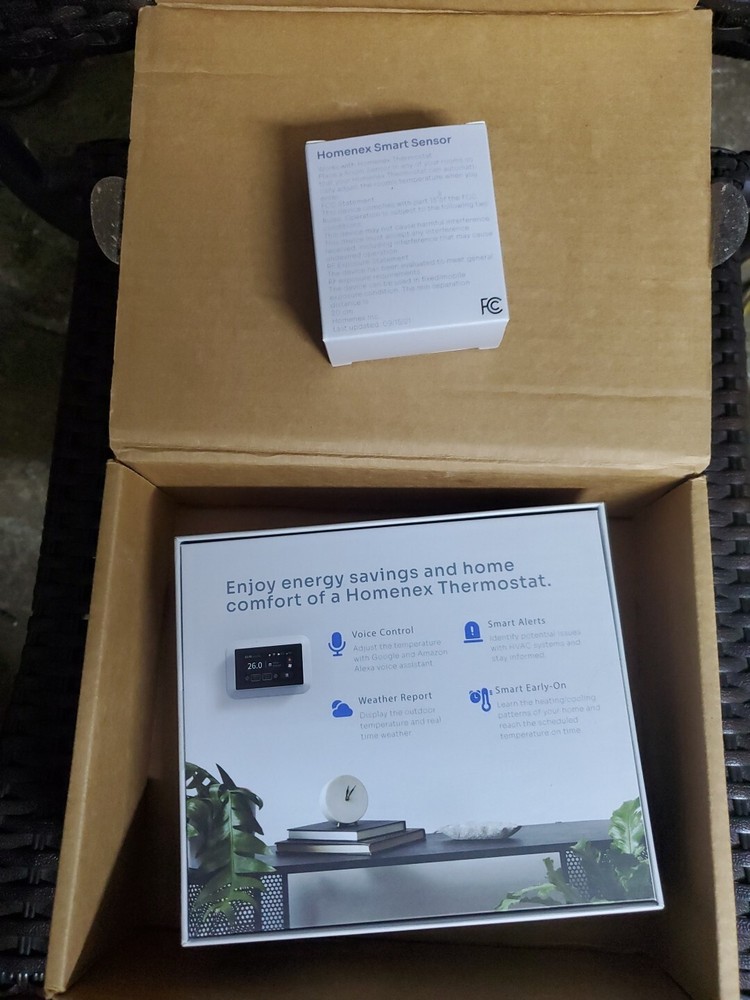 Homenex Wi-Fi Smart Thermostat with 1 Remote Sensor Touch Display