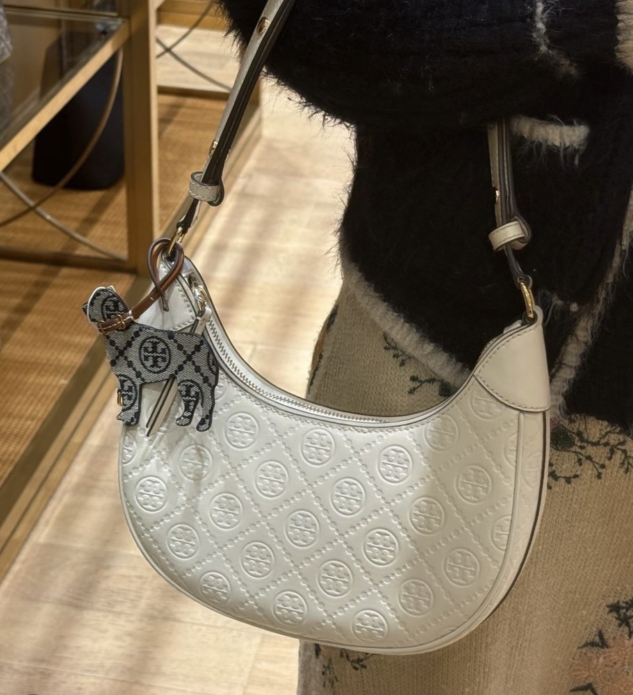 Tory Burch MONOGRAM RETRIEVER BAG CHARM