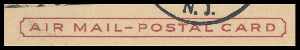 Sc# UXC1a, USED...- WITH MAILER'S POSTARK & PRECANCEL