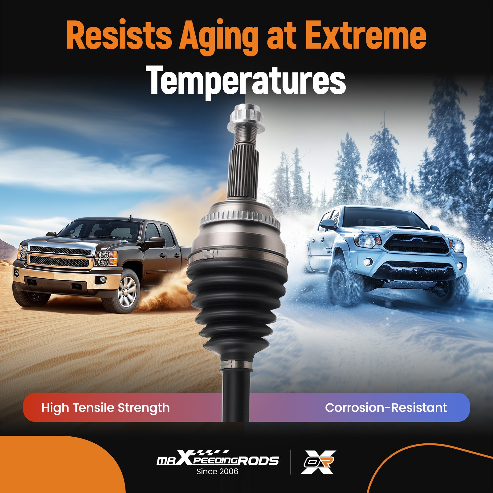 2pcs for Toyota Venza 2009-2015 L4 2.7L Front Left & Right FWD CV Axle Assembly