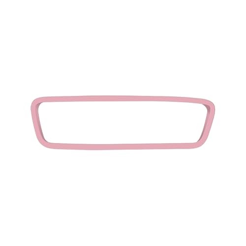 Car Rear View Mirror Protector Frame, Silicone Auto Rearview Edge Pink