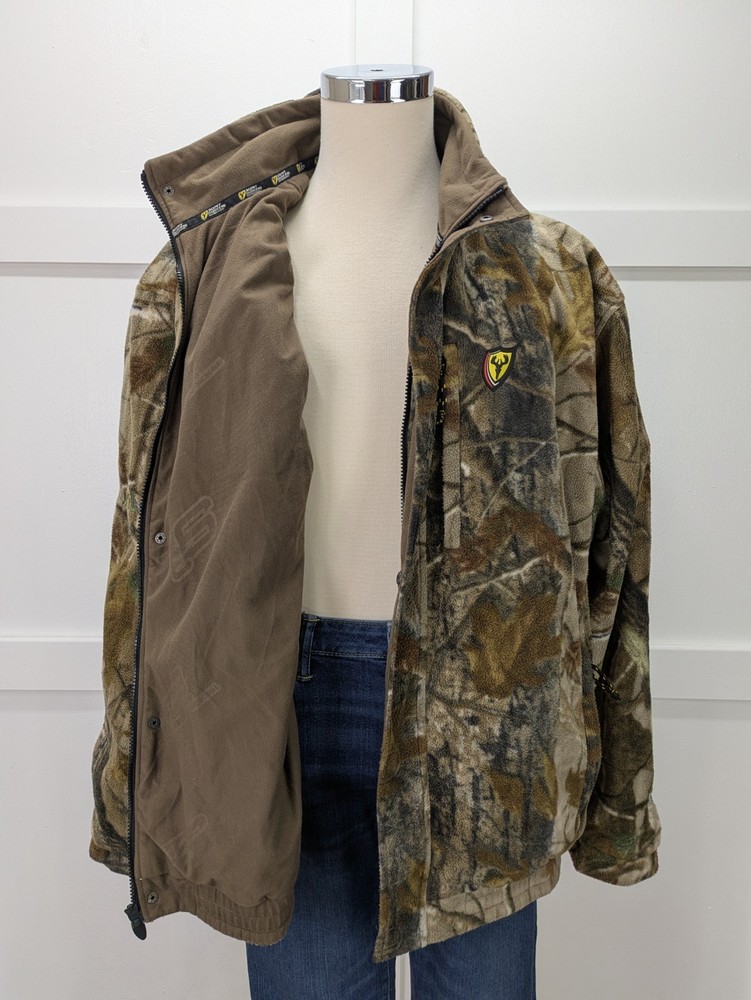 ScentBlocker ProTec XT WindBlocker Jacket Mens 2XL Mossy Oak Camo