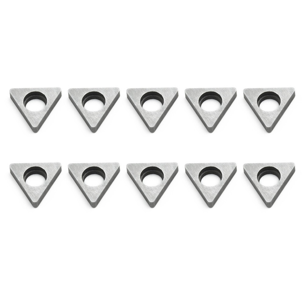 Shims Triangle For TNMG1604 Insert Turning Tool Holder Carbide 10Pcs Set Kit