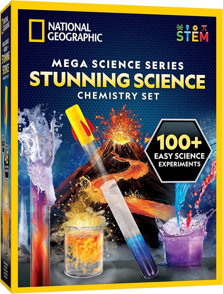 Blue Marble Stunning Chemistry Set - Mega Science Kit with 45 Easy Experiment...