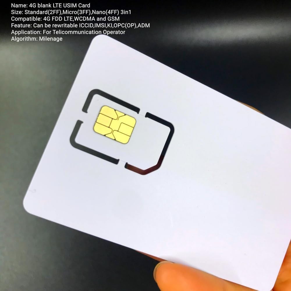 LTE WCDMA ICCID SIM USIM 4G Card Reader Writer Programmer + 5pcs Blank Progra...