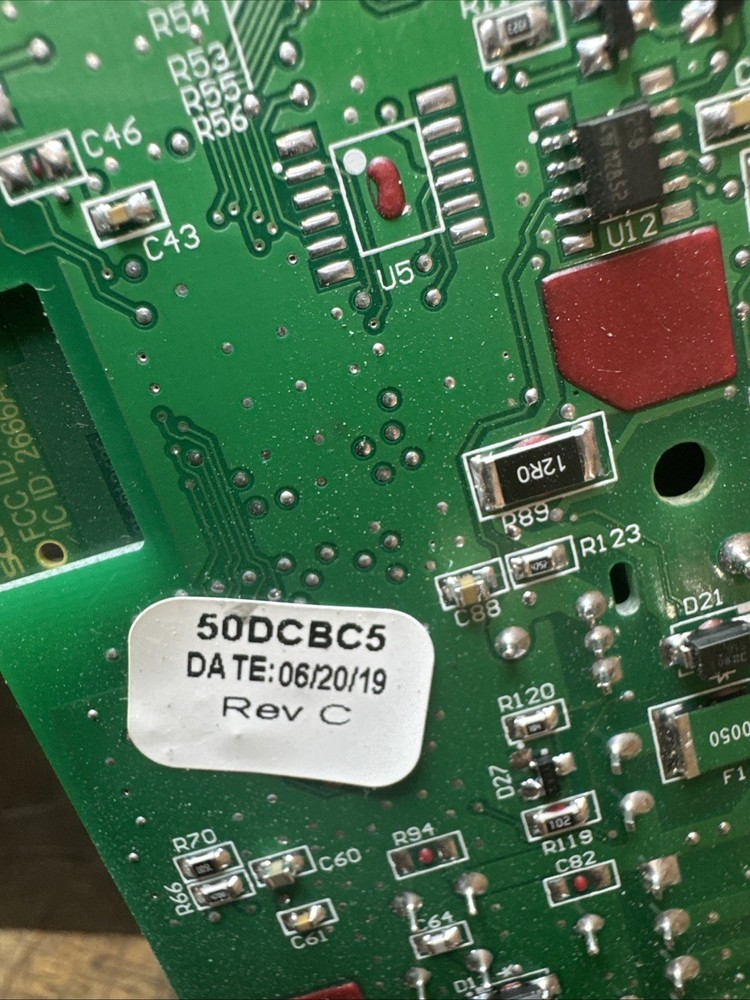 50DCBC5 6/20/19 Craftsman ￼ Logic board Yellow learn button