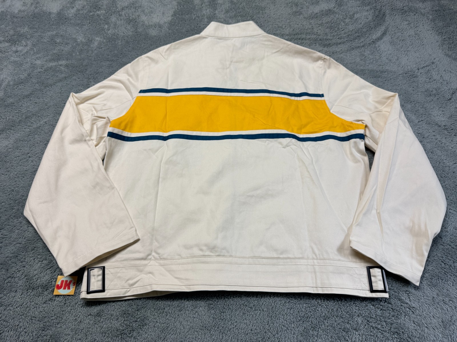 NEW Walt Disney World Racing Jacket Adult Large Racer Embroidered Patches Zip