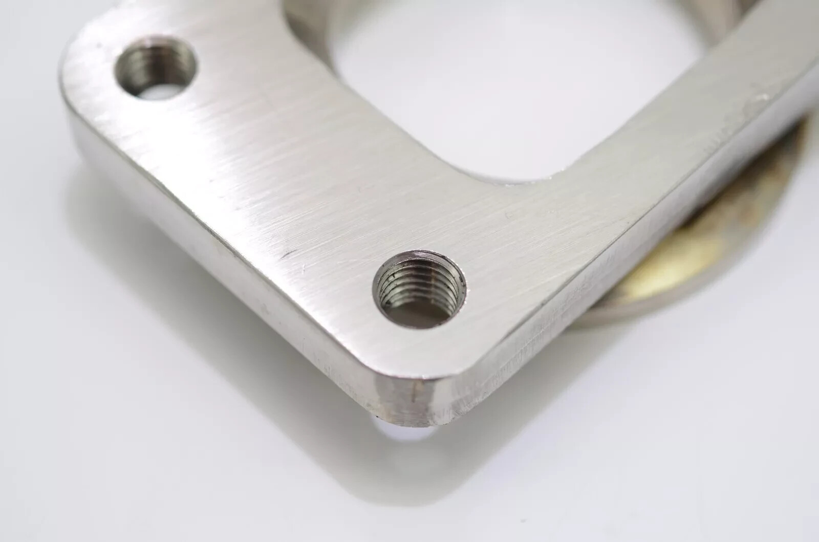 All Out Fab Precision turbo v-band to T3 adapter with hardware and clamp