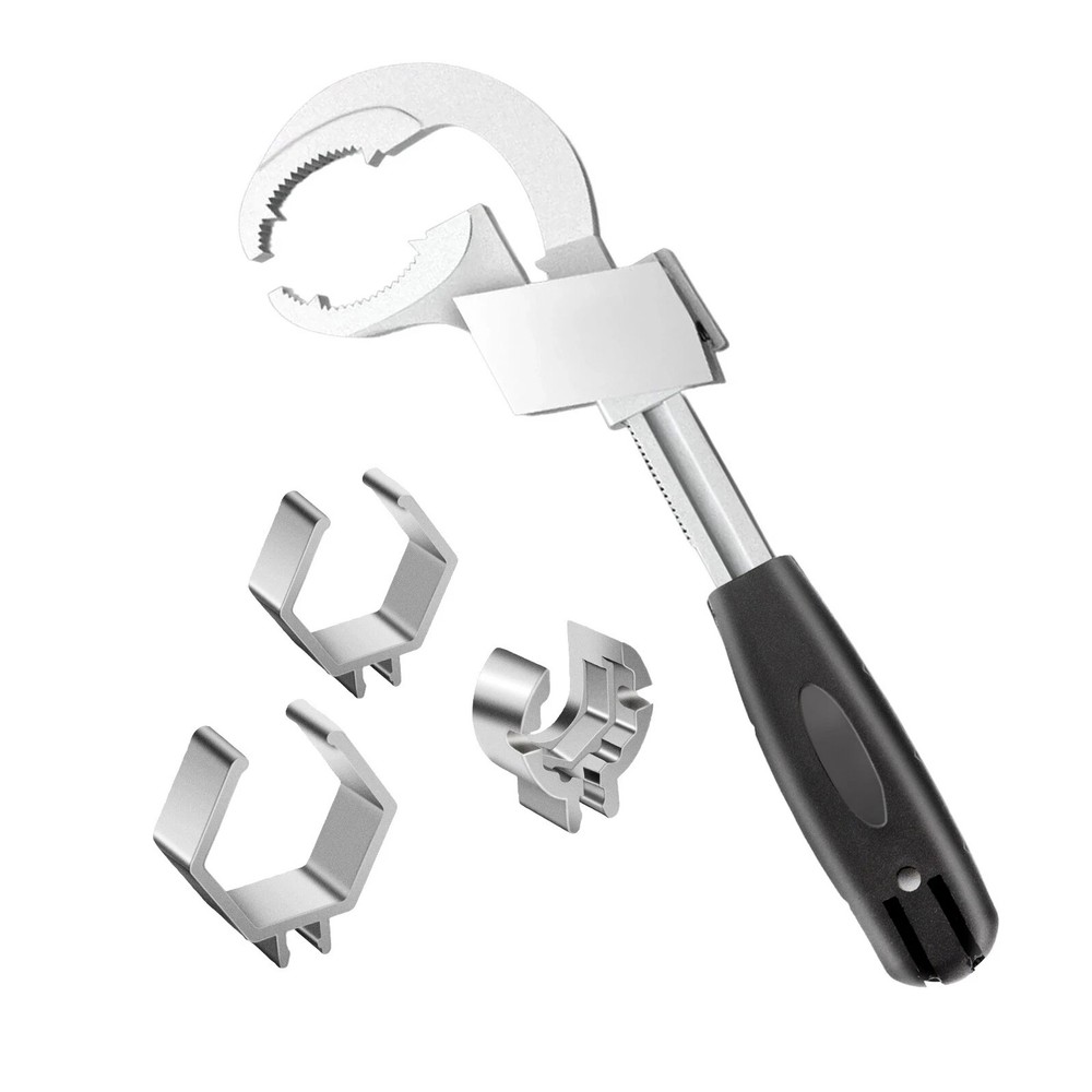 Multi-Function Sink Wrench Set Adjustable 27-80mm For Plumbing Pipe Nut Tool