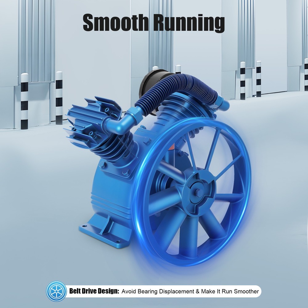 2-cylinder Air Compressor Pump Head, Portable air Compressor Pump Head
