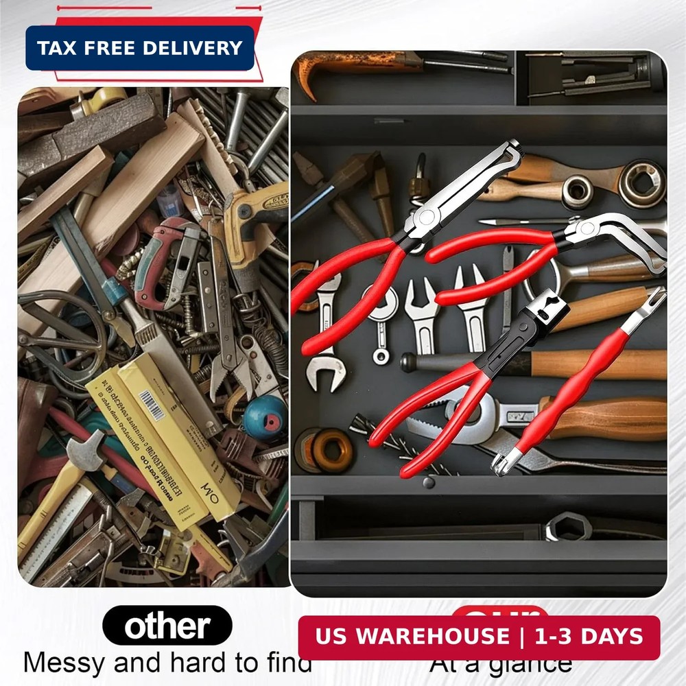 Electrical Disconnect Pliers Connector Separator Terminal Plug Removal Tool Kit