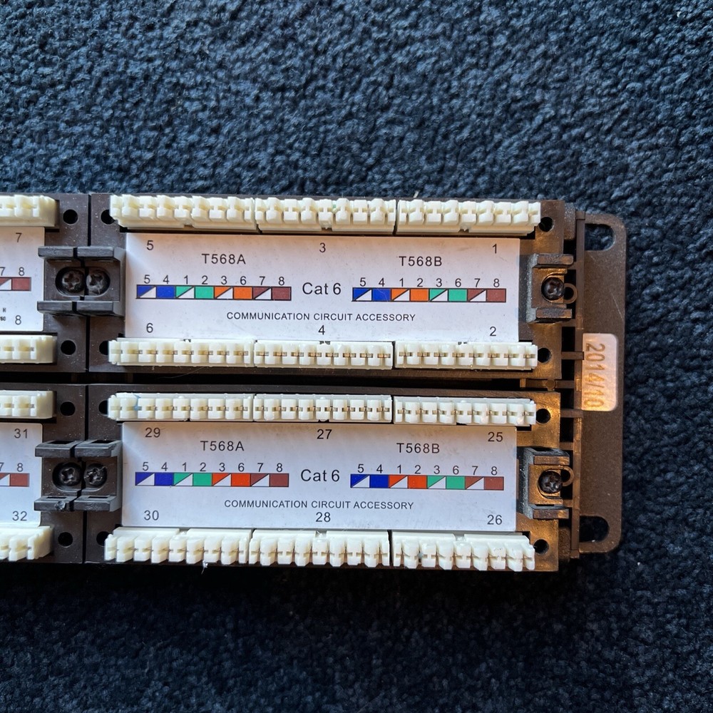 ATP 5e Network Connectivity Cat5e 568 B Systems 48-Port Data Patch Panel