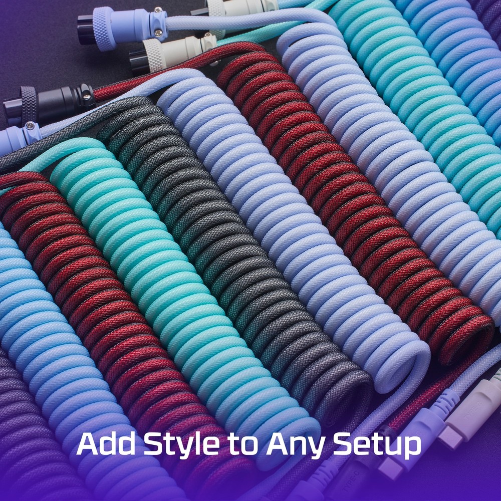 HyperX USB-C Coiled Cable Red-Black