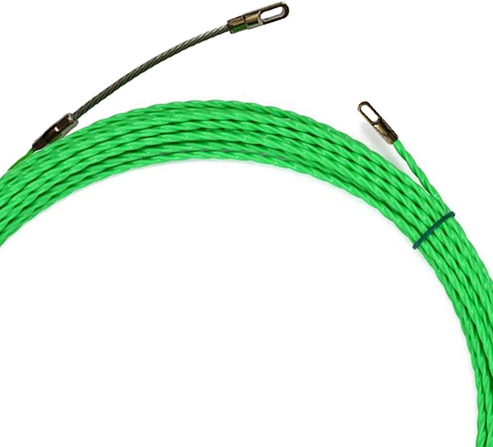 20M Cable Running Puller Cable Grip Threader Fish Wire Puller Wall Fish Tape Rod