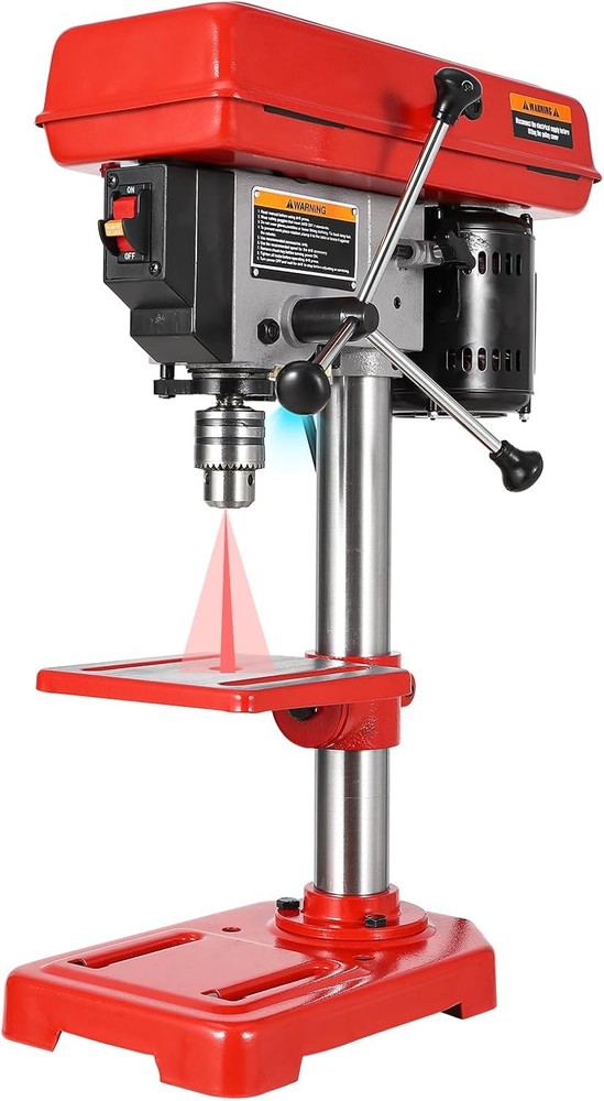 GRAVEE 8" Benchtop Drill Press Tabletop Drilling Machine 5 Speed Adjustable