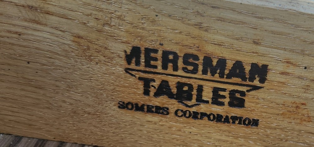 2 Mersman Solid Cherry Traditional 34" Drop Leaf Pembroke Accent End Table VG