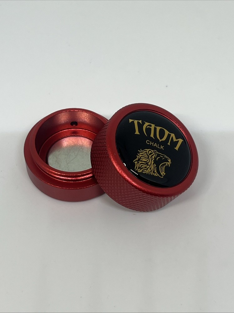 TAOM Pool Chalk Holder Round Shaped Practical Tool Billiards Accessories
