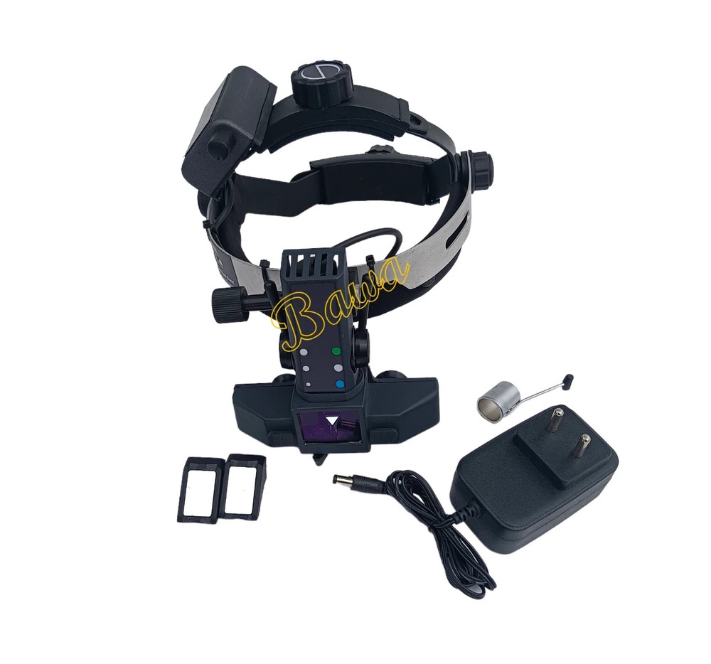 Multi Filter Indirect Ophthalmoscope Binocular Ophthalmology Tool With Case