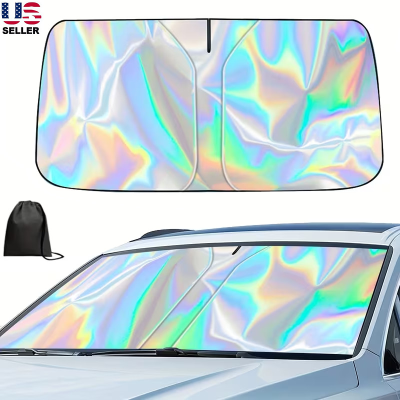 Foldable Car Front Rear Window Windshield Sun Shade Shield Cover Visor UV Block