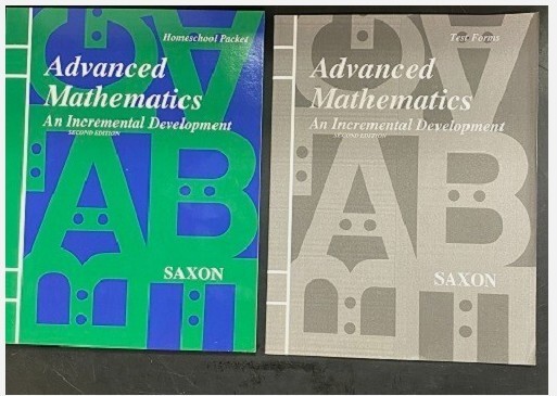 Saxon Adv Math Homeschool Packet, Problem Set Answers/Test Solutions Bk + Tests