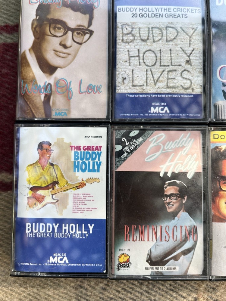 Buddy Holly cassette lot