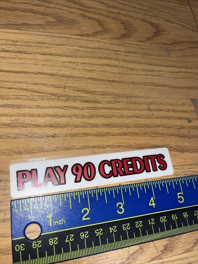 Play 90 Credits Decal New /BA