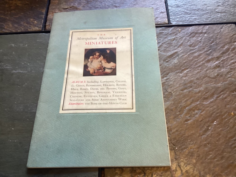 1948 The Metropolitan Museum of Art "Miniatures" Album I, Complete