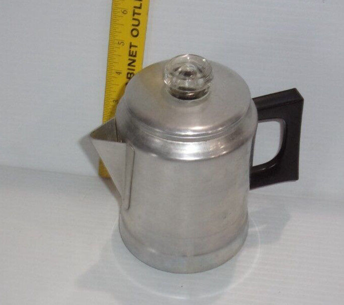 Vintage Comet Aluminum  Coffee Maker Pot Tea
