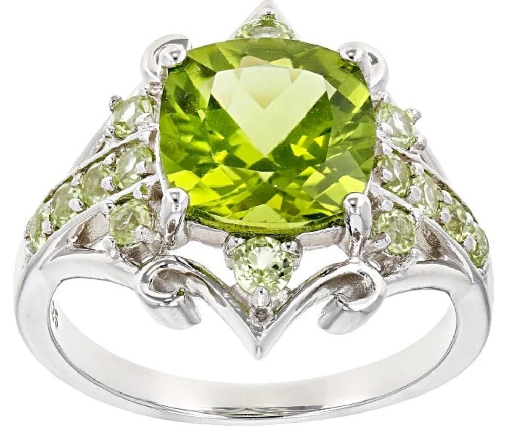 Sterling Silver Semi Mount Ring Setting Cushion CU 9X9mm