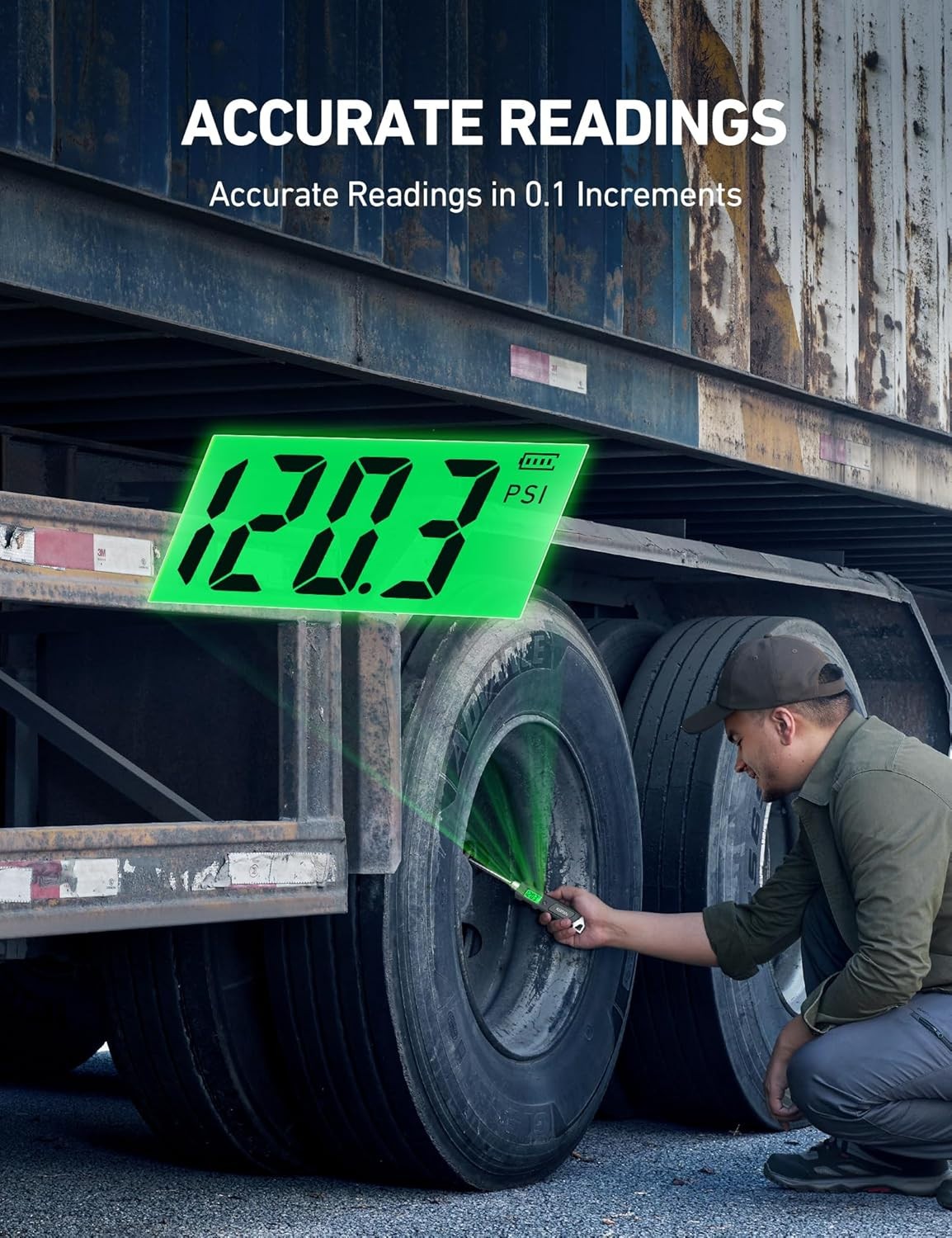 AstroAI Heavy Duty Digital Tire Pressure Gauge 0-230 PSI Calibrated ANSI B40.7