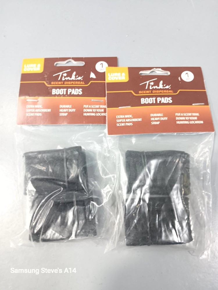 2 pack Tink's Scent Dispersal Boot Pads 1 Pair