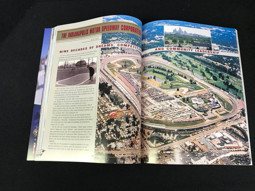 2001 Indy 500 Offical Race Program with Starting Field Poster