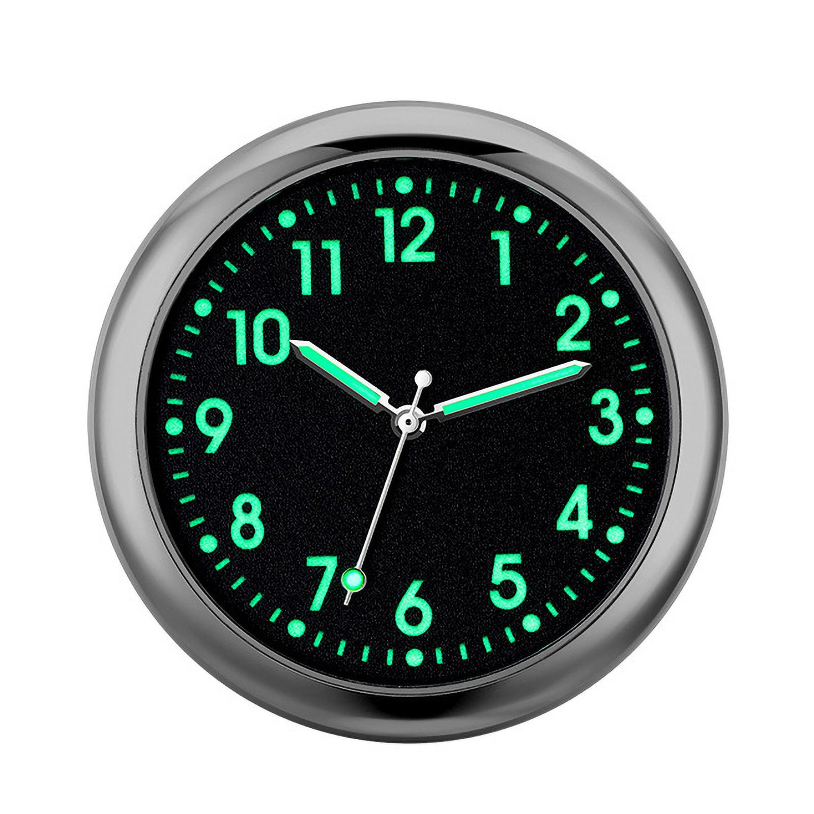 Car Dashboard Luminous Mini Tiny Clock Car Vent Clocks Watch for Boat Bike USA