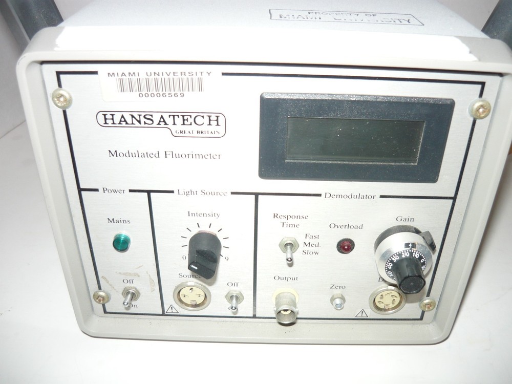 HANSATECH MODULATED FLUORIMETER OR FLUOROMETER MFMS FMS