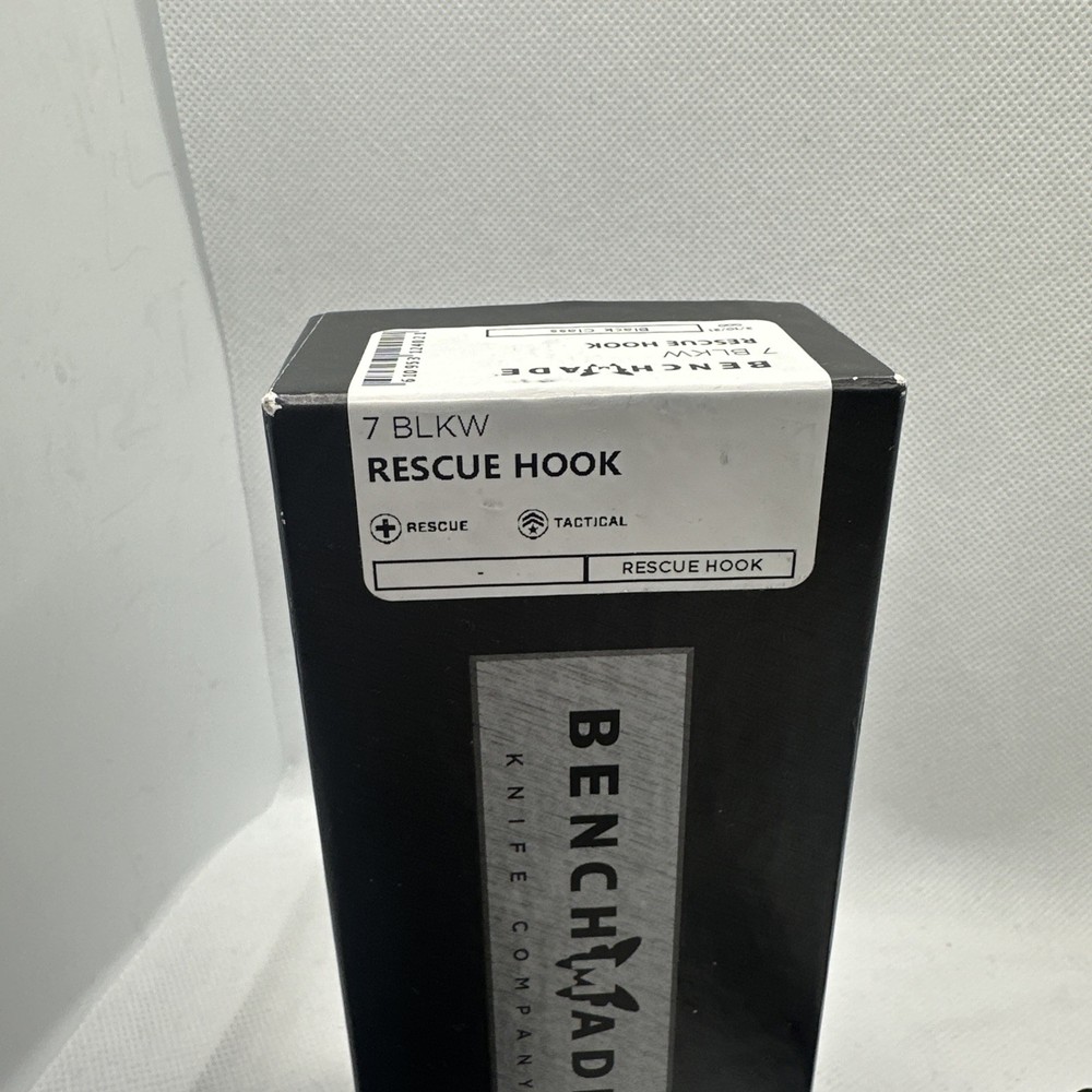 Benchmade 7 Rescue Hook Strap Cutter Black.