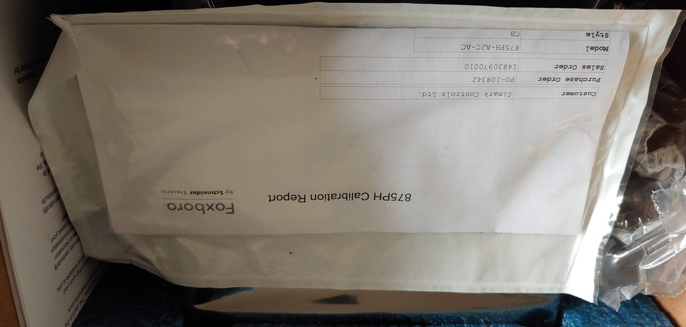 Foxboro 875PH-A2C-AC Communicator Series Intelligent PH/ORB Analyzer 0-14 PH