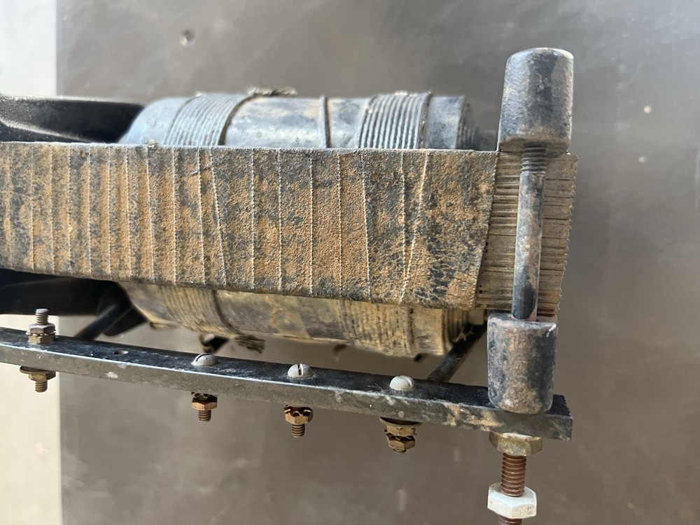 Antique 1920’s Thordarson (?) Large Open-Frame Tar-Dipped Transformer