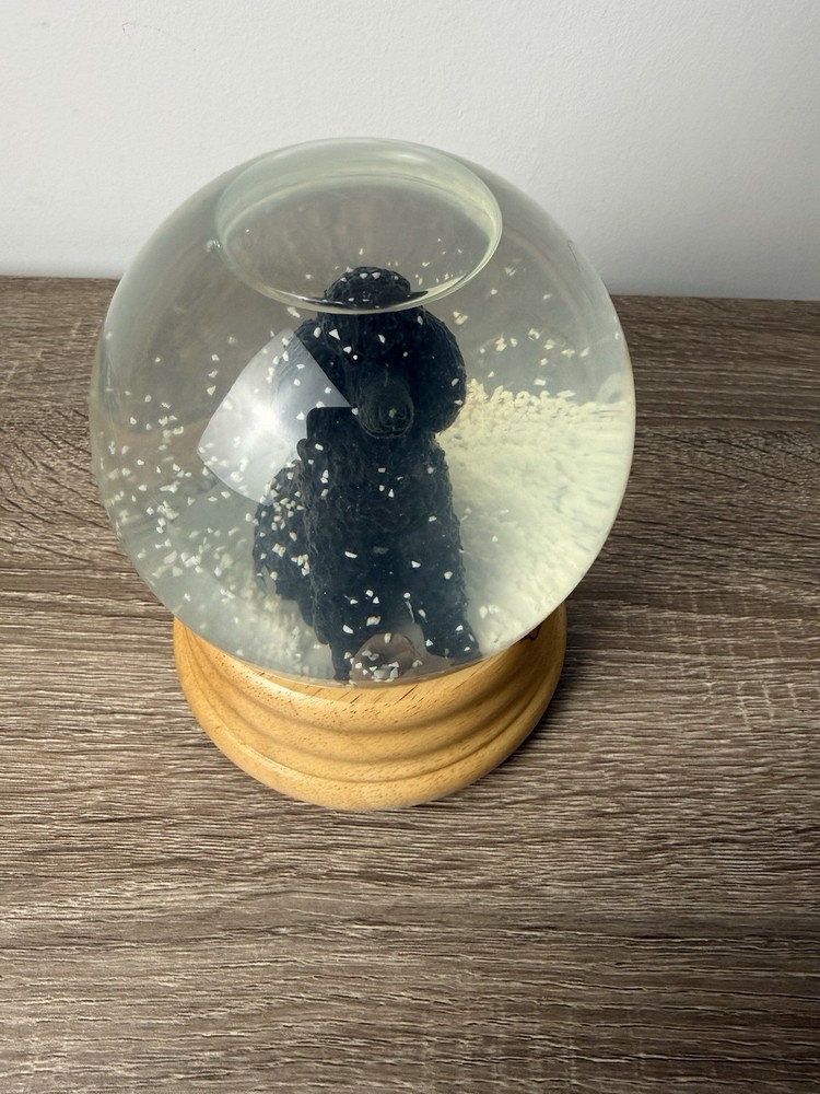 Snow Globe Poodle By Michael Park 1999 Handmade