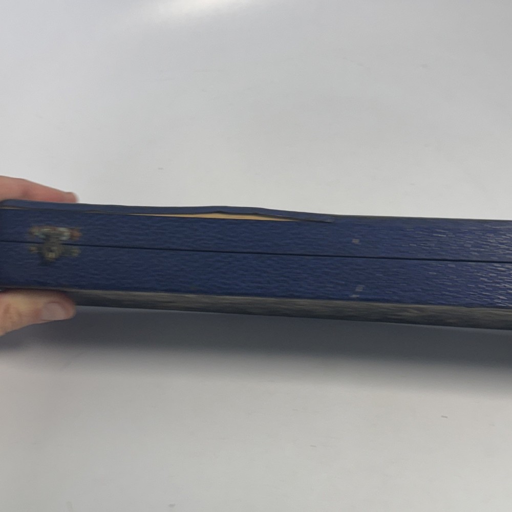 VTG GERMANY SET 8 GERMAN CITY COAT OF ARMS SILVER PLATE SHOT GLASS CUPS W/ CASE