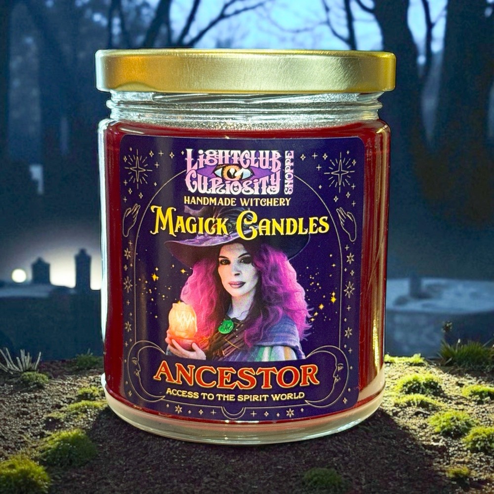 Ancestor Spell Candle for Communicating with the Other Side
