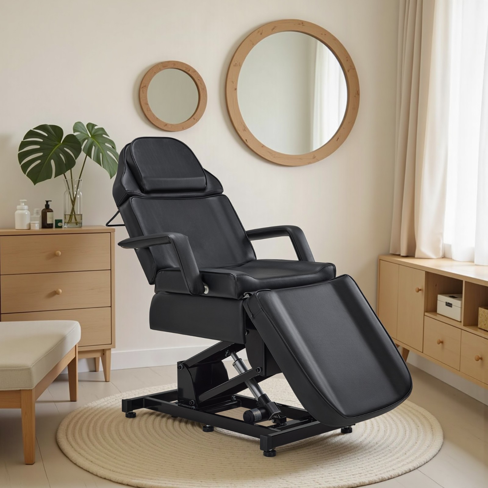 Electric Beauty Bed with 3 Motors, Massage Facial Bed for Esthetician Tattoo2751