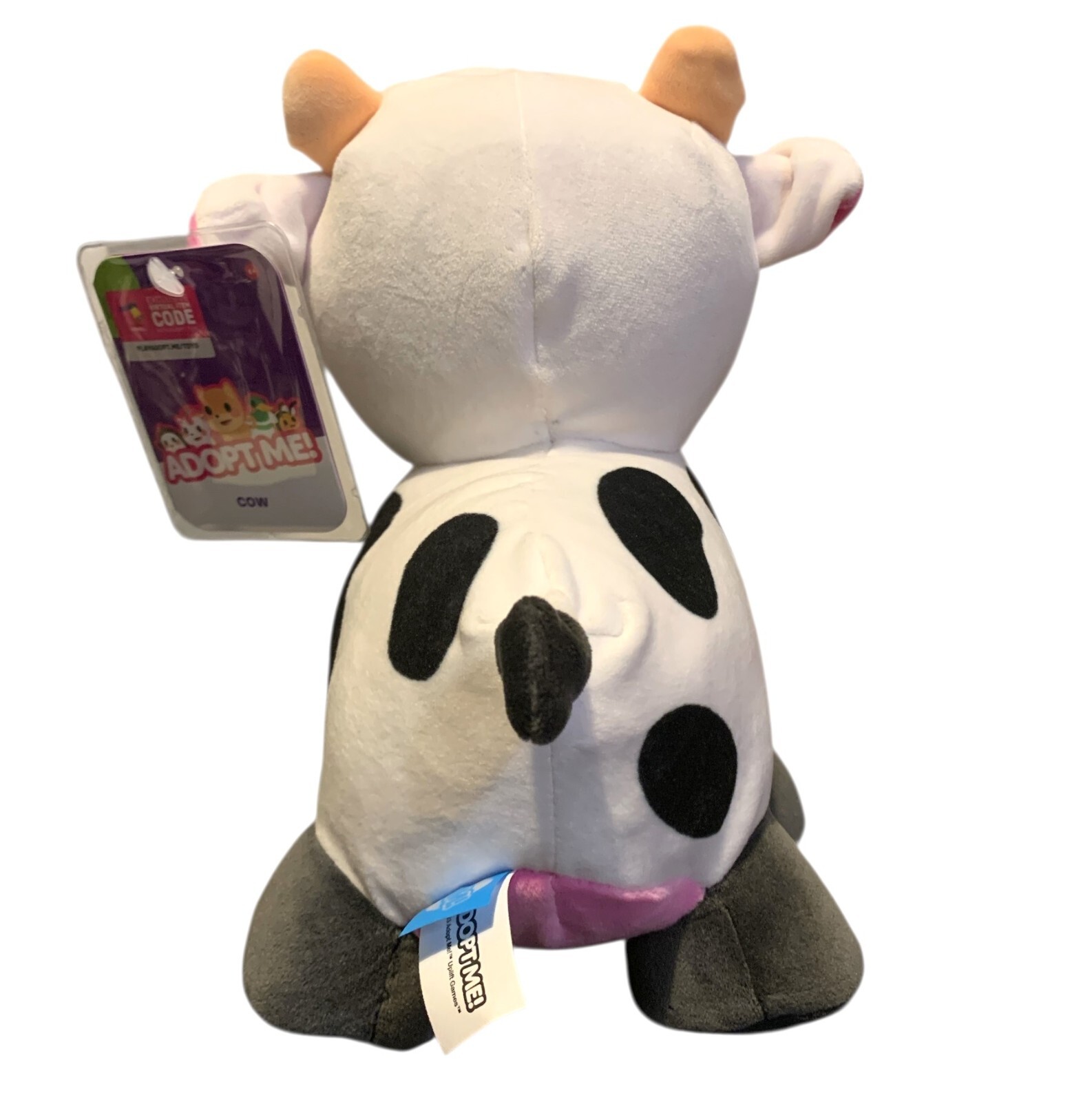 Adopt Me! Pets Cow Plush Animal Uplift Games 2023 Roblox Stuffed Toy NEW w/ CODE