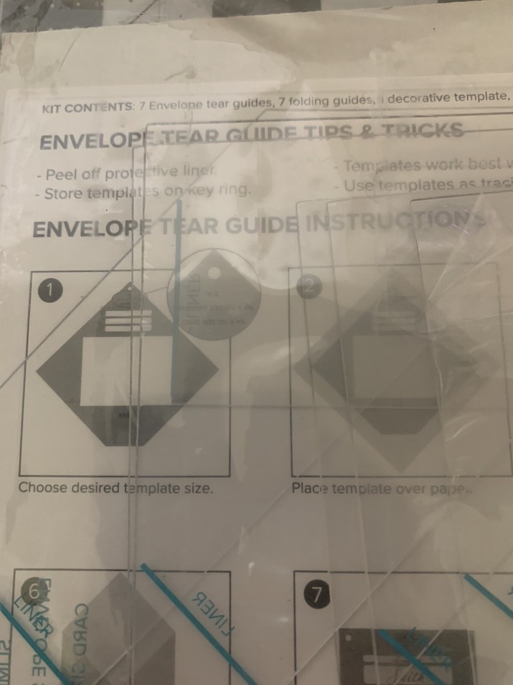 We R Memory Keepers Envelope Tear Guides