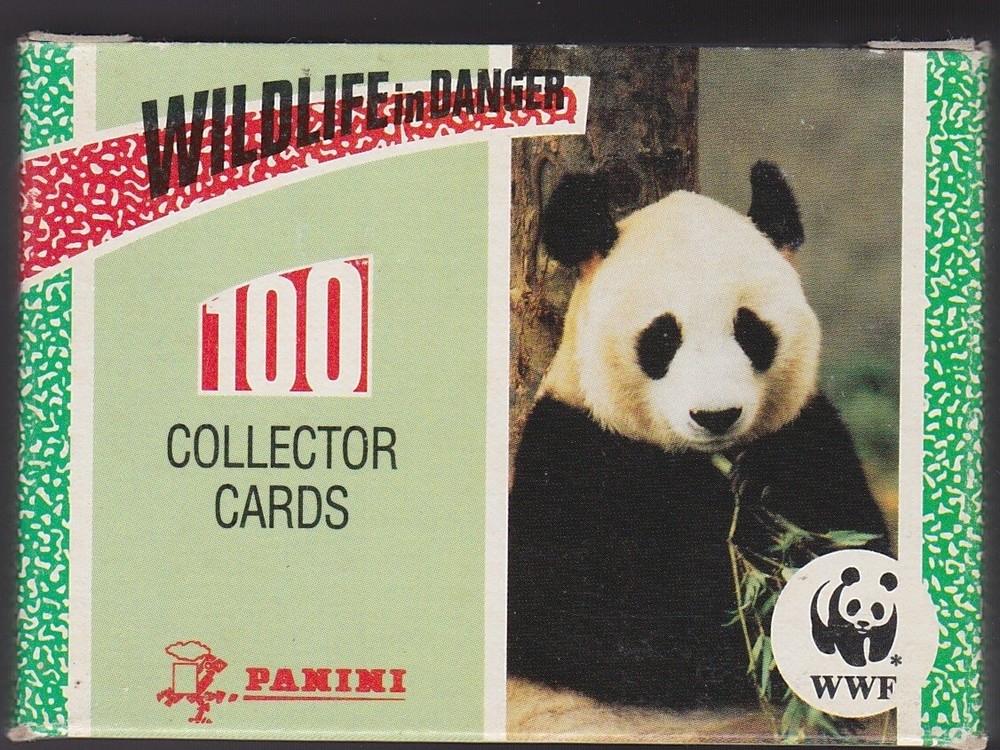 1992 WILDLIFE IN DANGER BOXED COMPLETE BASIC TRADING CARD SET