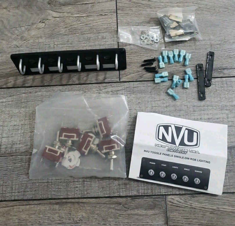 NVU RGB LED Toggle Switch Panels 24111-01