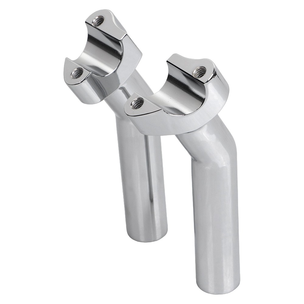 Chrome 6.5" Pullback Handlebar Risers For Harley Softail Dyna Super Wide Glide