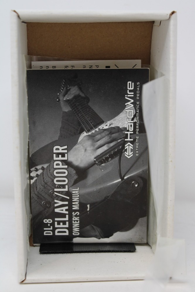 Digitech HardWire DL-8 Delay/Looper Pedal + Box