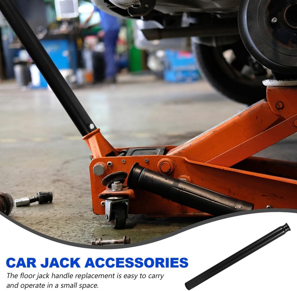 Mikikit Jack Handle, Floor Handle Horizontal Hydraulic Car Black