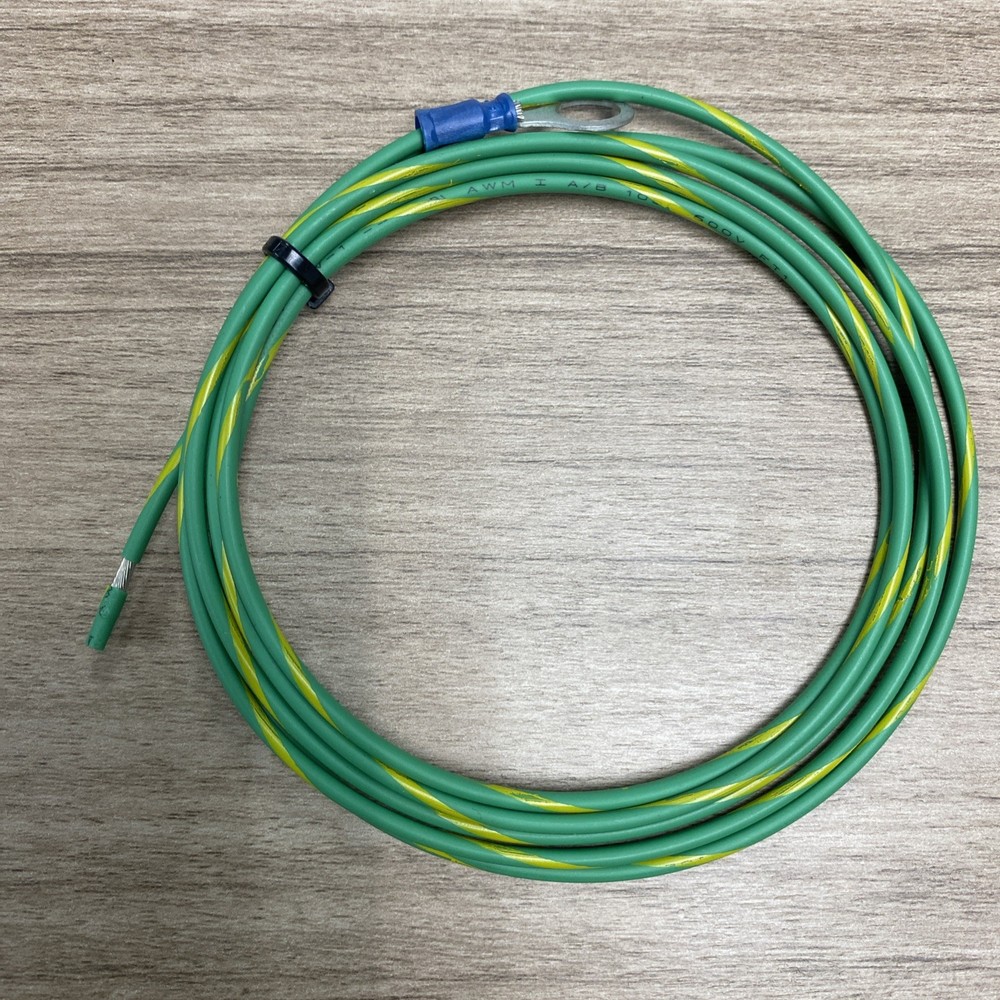 Communication Cable Ground Strap Assembly w/ Lug - 60" Length